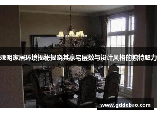 姚明家居环境揭秘揭晓其豪宅层数与设计风格的独特魅力